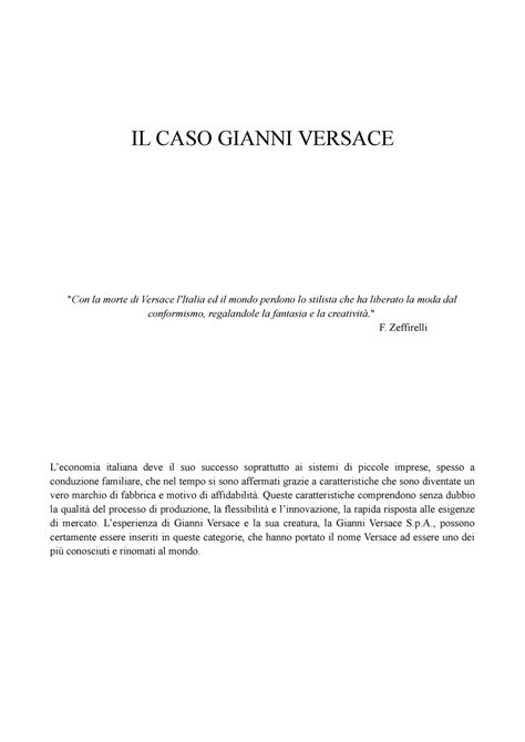 versace impresa familiare|La managerializzazione dei family business: il caso Gianni .